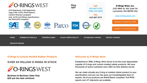 O-Rings West | O-Ring Supplier & Distributor of Standard & Custom ... - o ring bulk