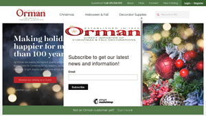 Direct Importer of Christmas & Fall Decorations - Orman Inc. - holiday time manufacturer