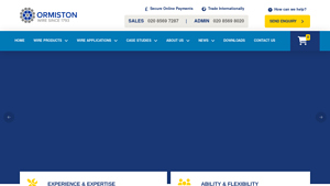 Ormiston Wire - Specialist Wire Manufacturers. - wire manufacturer