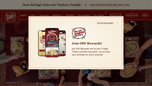 The Old Spaghetti Factory: Family Friendly Italian Restaurant - glasses factory
