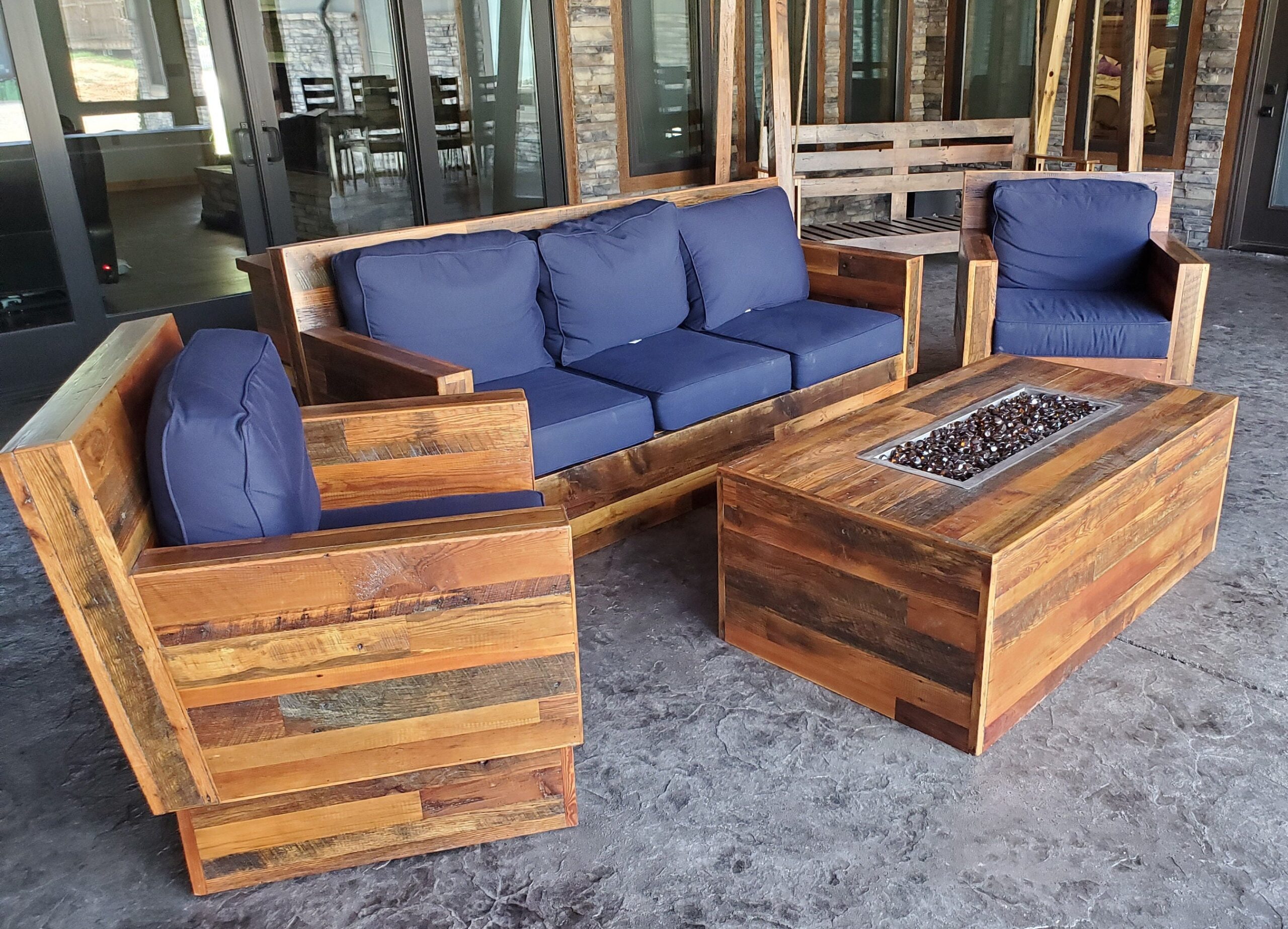 A relevant stock photo of outdoor furniture custom in a typical setting.