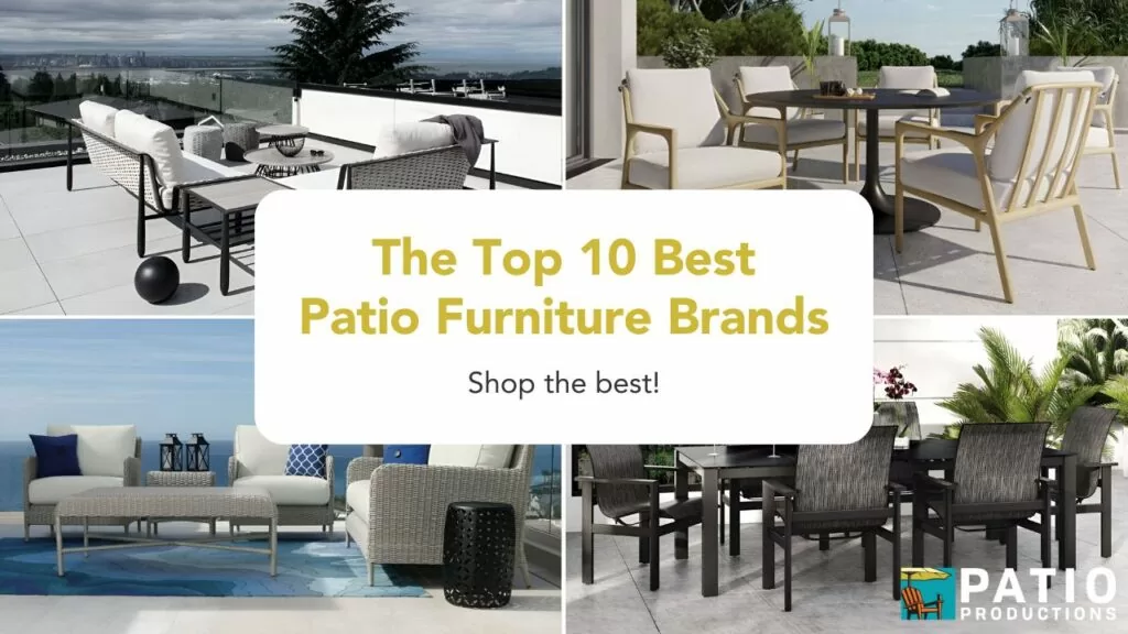 A relevant stock photo of outdoor furniture manufacturer in a typical setting.