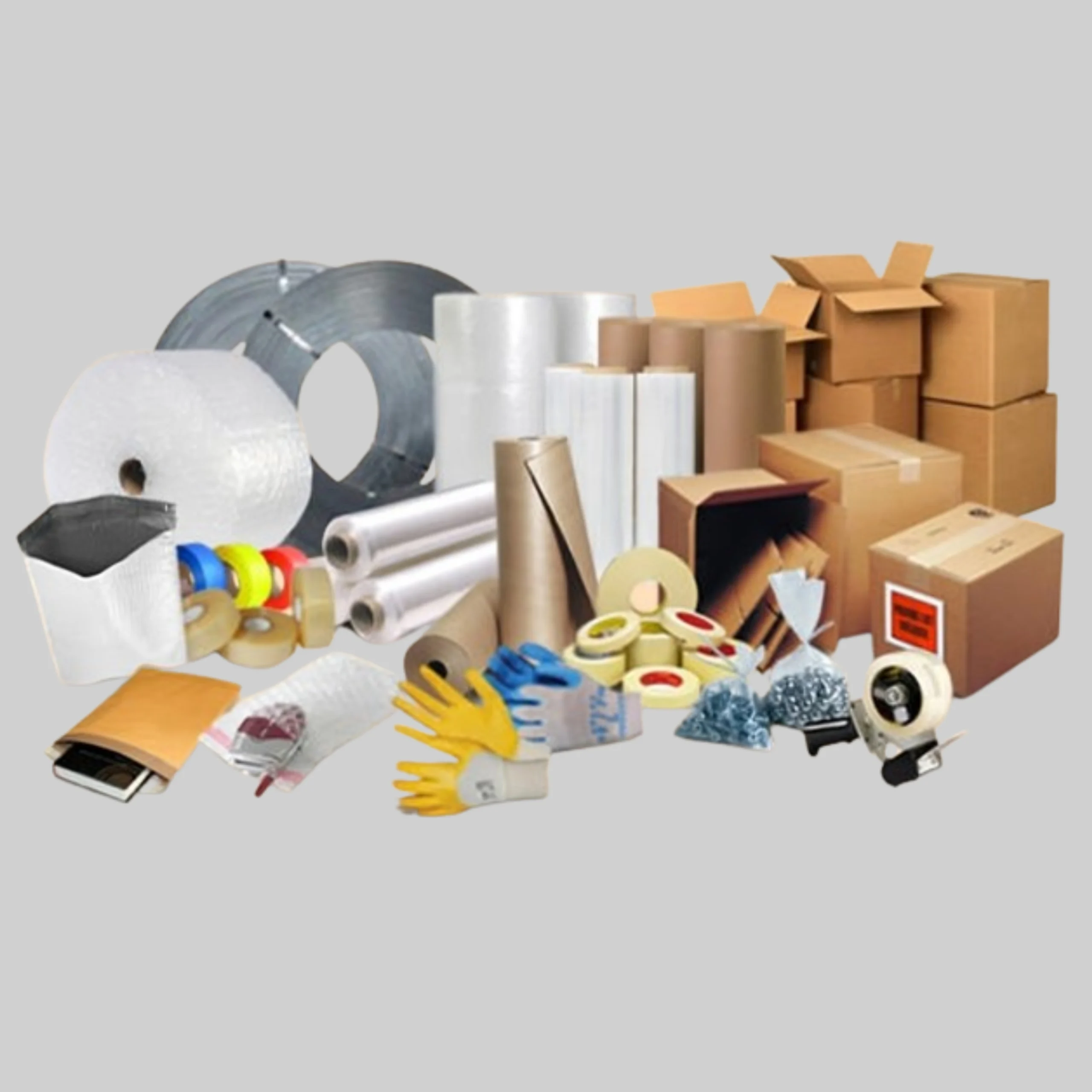 A relevant stock photo of packaging material supplier in a typical setting.