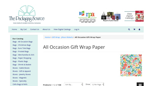 All Occasion Gift Wrap Paper - The Packaging Source - gift wrapping paper bulk