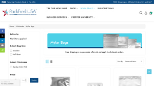 Wholesale Mylar Bags - PackFreshUSA - mylar bags bulk