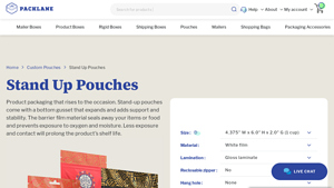 Custom Stand Up Pouch Packaging - Packlane - stand up pouches bulk