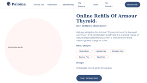 Get an online prescription for Armour Thyroid | Paloma Health - armour thyroid manufacturer website