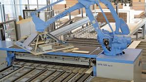 panel saw at furniture manufacturer ...