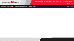Industrial Control Panel Manufacturer | Custom Control Panel Builder ... - control panel manufacturer