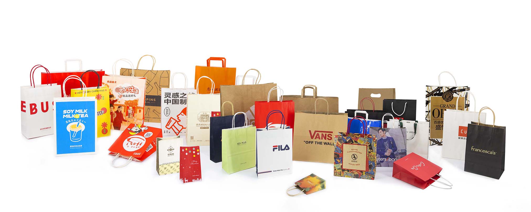 A relevant stock photo of paper bag manufacturer in a typical setting.