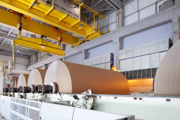 A relevant stock photo of paper manufacturer in a typical setting.