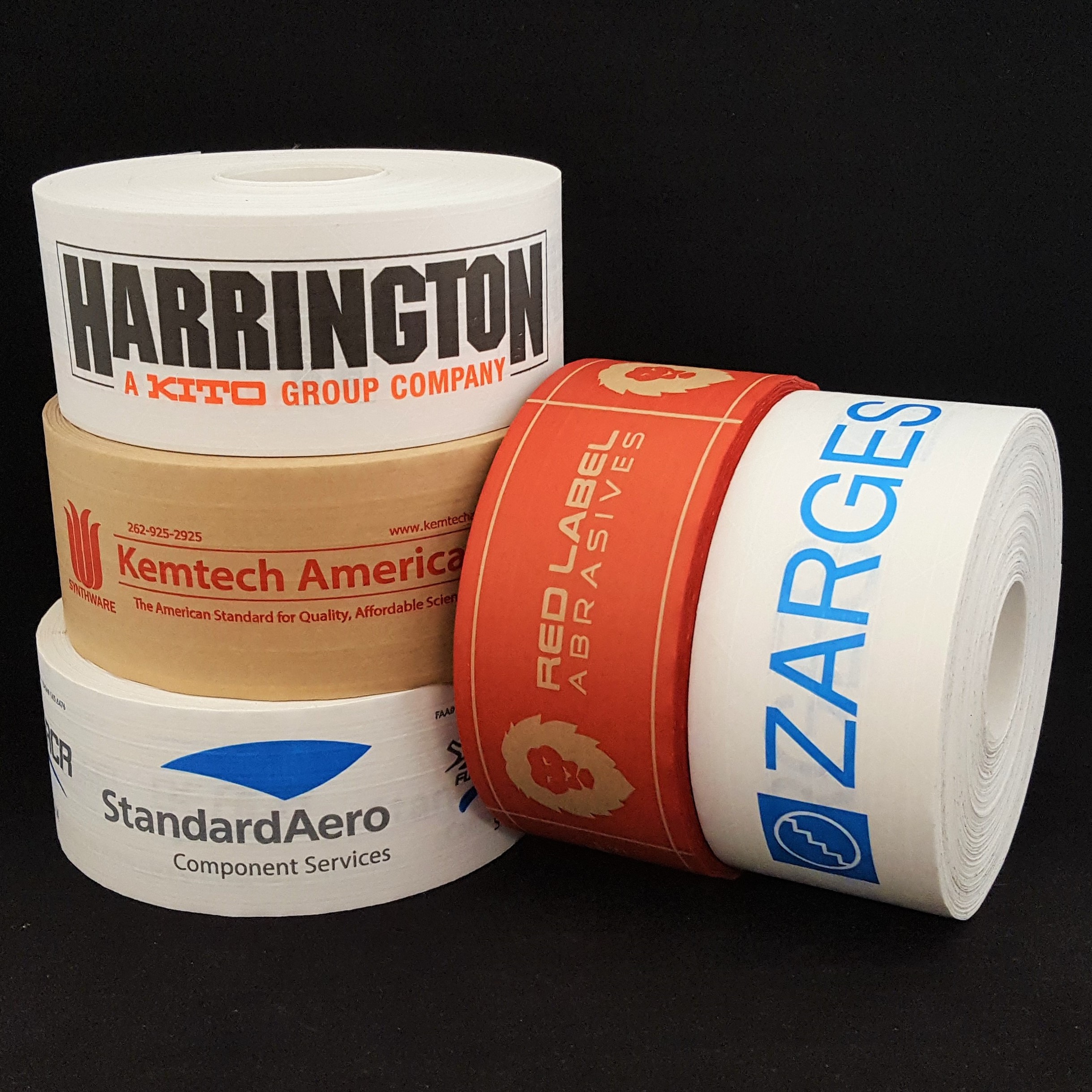 A relevant stock photo of paper tape custom in a typical setting.