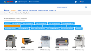 China Automatic Paper Cutting Machine - paper cutting machine factory