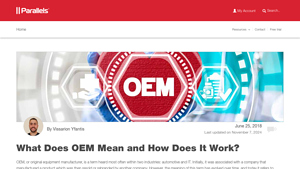 What Does OEM Mean and How Does It Work? - Parallels - original equipment manufacturer software