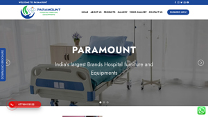 Paramount - Hospital Furniture & Equipments - hospital bed manufacturer