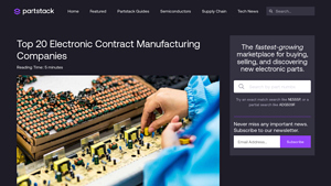 Top 20 Electronic Contract Manufacturing Companies - Partstack - electronics contract manufacturer