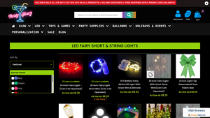 LED Fairy Short & String Lights Bulk | PartyGlowz.com - led string lights bulk