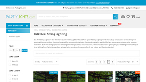Bulk Reel String Lighting - PartyLights.com - led string lights bulk