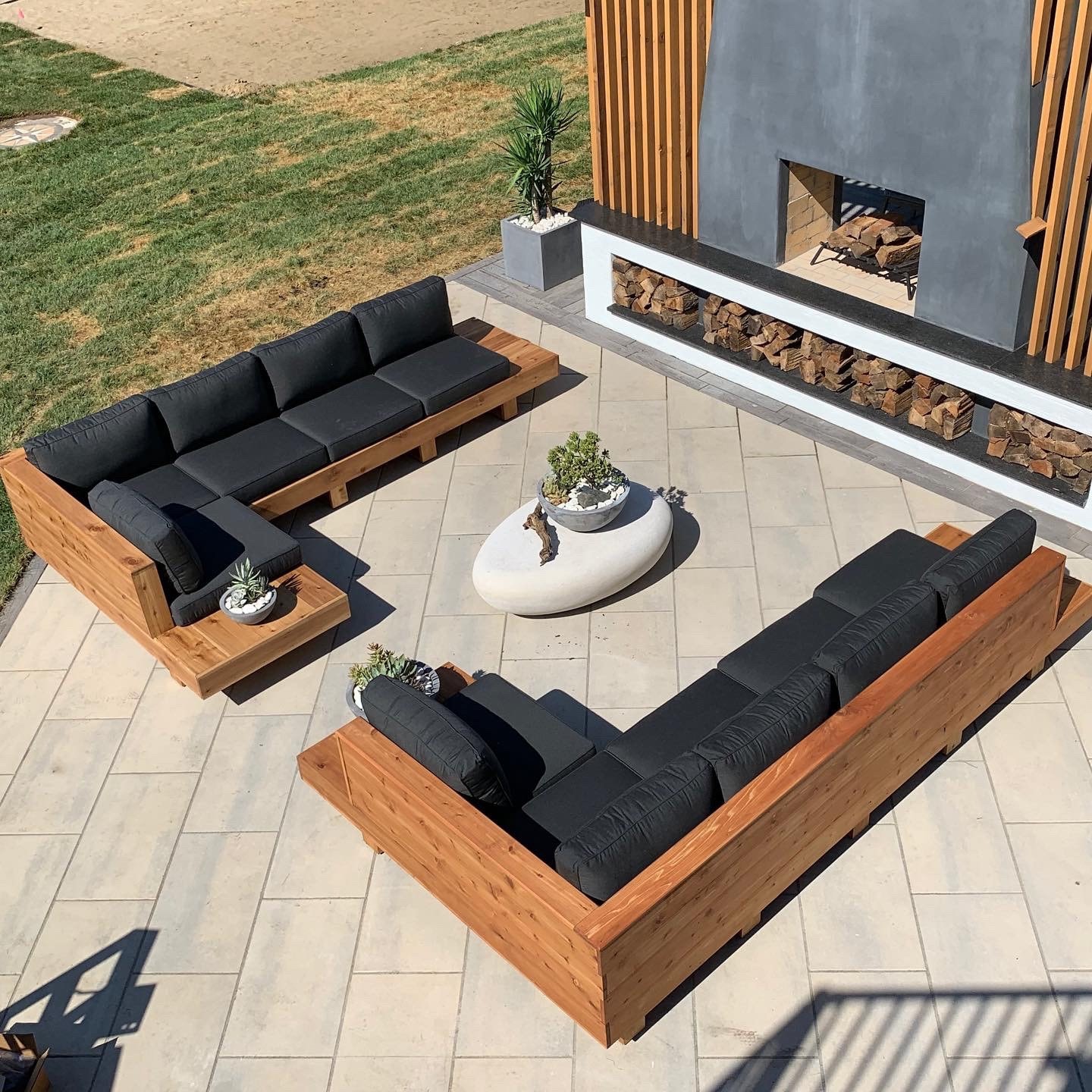 A relevant stock photo of patio furniture custom in a typical setting.
