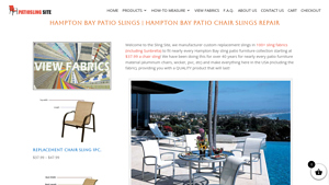 Hampton Bay Patio Chair Slings Repair - hampton bay patio furniture factory