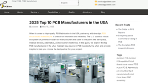 2025 Top 10 PCB Manufacturers in the USA - PCB Assembly China ... - usa pcb manufacturer