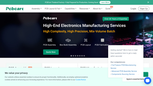 PCBCart: PCB Manufacturing and Assembly Services All in One Place - printed circuit board assembly factory