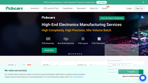 PCB Manufacturing and Assembly Services All in One Place | PCBCart - china pcb manufacturer