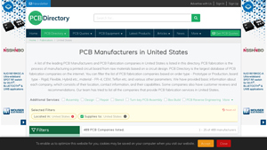 PCB Manufacturers in United States - PCB Directory - pcb manufacturer united states