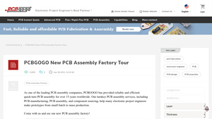 PCBGOGO New PCB Assembly Factory Tour - pcb assembly factory