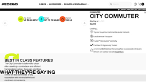 City Commuter - Pedego Electric Bikes - city ebike company