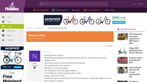 Himiway Zebra | Pedelecs - Electric Bike Community - himiway bike company