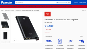 FiiO Q3 MQA Portable DAC and Amplifier - Penguin.com.bd - fiio q3 amplifier original manufacturer