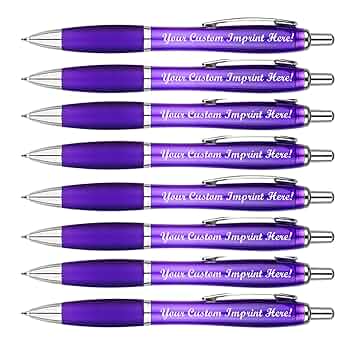 A relevant stock photo of pens custom in a typical setting.
