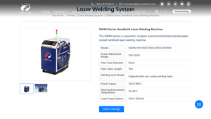 SWAN Series Handheld Laser Welding Machine - Penta Laser - portable welding machine factory