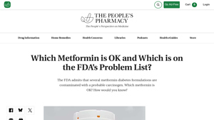 Which Metformin is OK and Which is on the FDA's Problem List? - metformin manufacturer