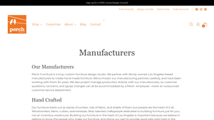 Custom Sofas Made In The U.S.A. - Perch Furniture - best sofa factory