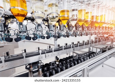 A relevant stock photo of perfume manufacturer in a typical setting.
