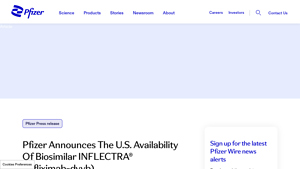 Pfizer Announces The U.S. Availability Of Biosimilar INFLECTRA ... - remicade manufacturer