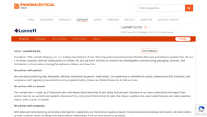 Lannett Co Inc - pharmaceutical Technology - lannett drug manufacturer
