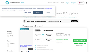 Metformin API Suppliers - Find All GMP Manufacturers - Pharmaoffer - metformin manufacturer