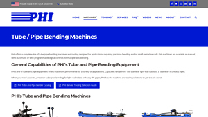 Tube / Pipe Bending Machines - PHI - pipe bending machine factory