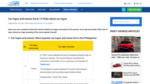 Car logos and names list & 15 FAQs about car logos - Philkotse - car manufacturer logos and names