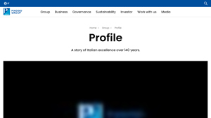 Profile - Piaggio Group - is piaggio of vespa manufacturer