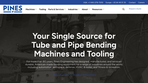 Pines Engineering: Pipe & Tube Bending Machines Manufacturer - pipe bending machine factory