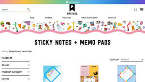 STICKY NOTES + MEMO PADS - Pipsticks - sticky notes bulk