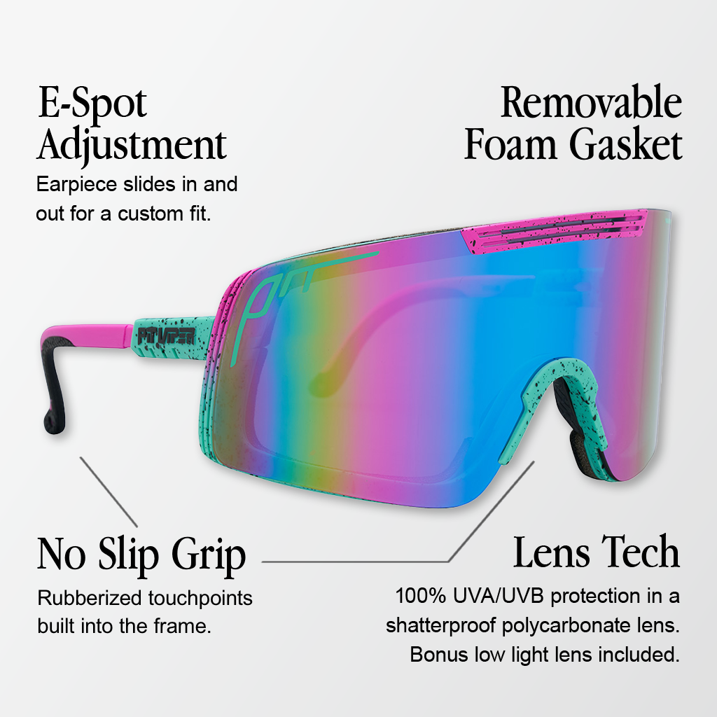 A relevant stock photo of pit viper sunglasses custom in a typical setting.