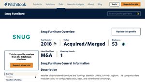 Snug Furniture 2025 Company Profile - PitchBook - snug sofa company
