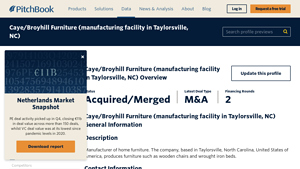 Caye/Broyhill Furniture (manufacturing facility in Taylorsville, NC) - broyhill furniture factory