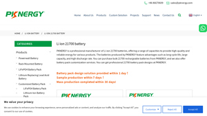 Bulk Li ion 21700 battery - Pknergy - 21700 battery bulk