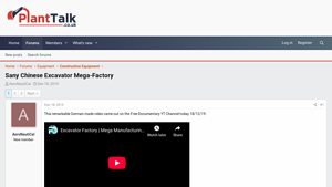 Sany Chinese Excavator Mega-Factory | Plant Talk - sany excavator factory